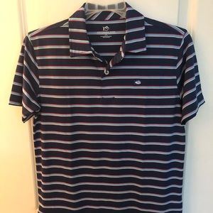 Southern Tide performance polo Sz L (12-14) Navy